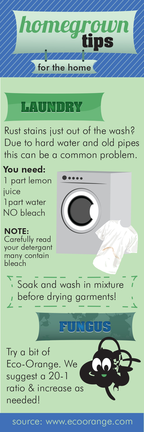 Home-Grown Tips- Laundry