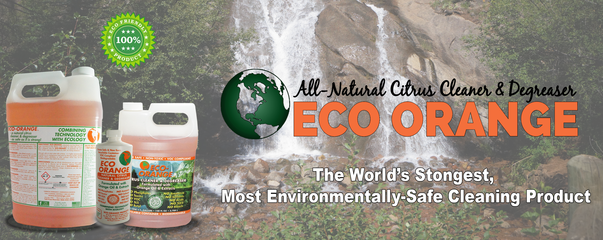 Eco Orange new Logo With Aerial Black Font